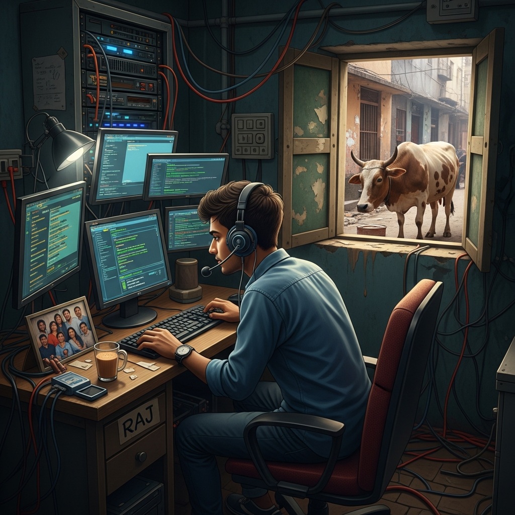 Корова в канале данных